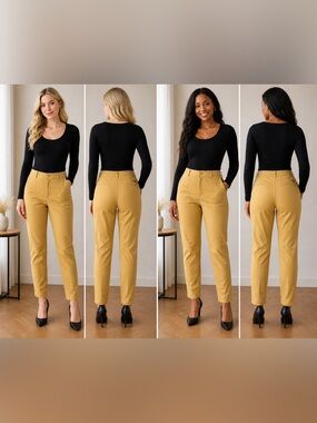 The North Face Women’s Pants Size 6 – Mustard Yellow Slim Fit Performance Pants